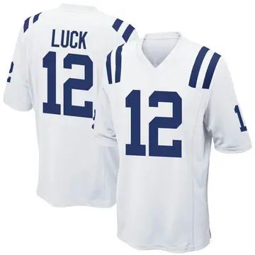 Andrew Luck Indianapolis Colts White Jersey 1, an art acrylic by ArtStudio  93 - INPRNT