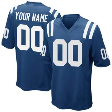 Men's Indianapolis Colts Royal Custom Jersey, Colts Football Cheap Jersey -  Reallgraphics