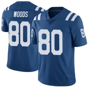 Jelani Woods Indianapolis Colts Men's Legend Blue Color Rush T-Shirt