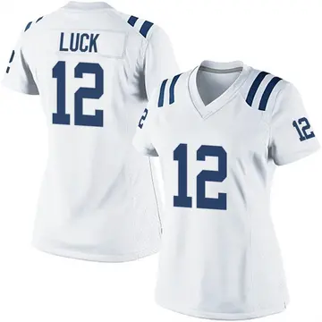 Andrew Luck Indianapolis Colts White Jersey 1, an art acrylic by ArtStudio  93 - INPRNT